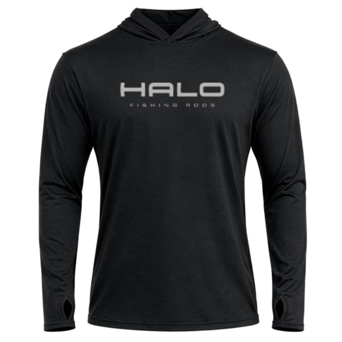 Halo "Fish Your Best" Black Hooded Longsleeve