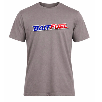 BaitFuel "Fuel Every Bite" Ash Grey T-Shirt