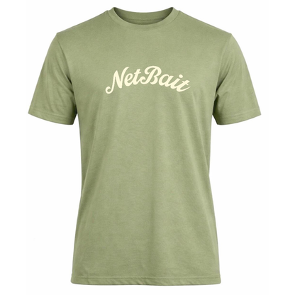 NetBait Classic Patch Sage Green T-Shirt
