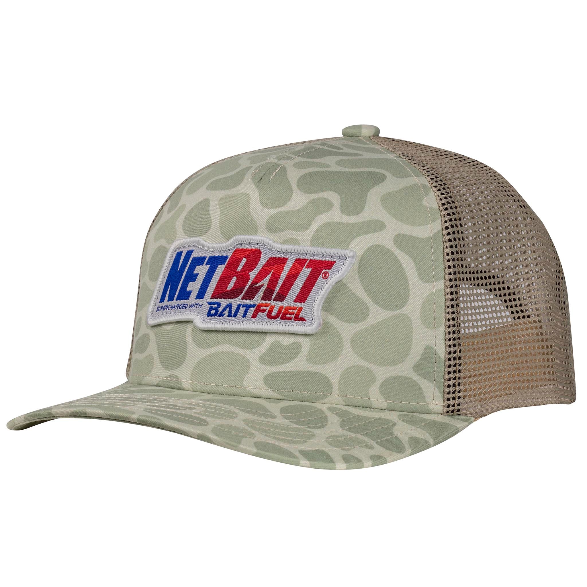 NetBait Logo Cedar Fog & Khaki Hat