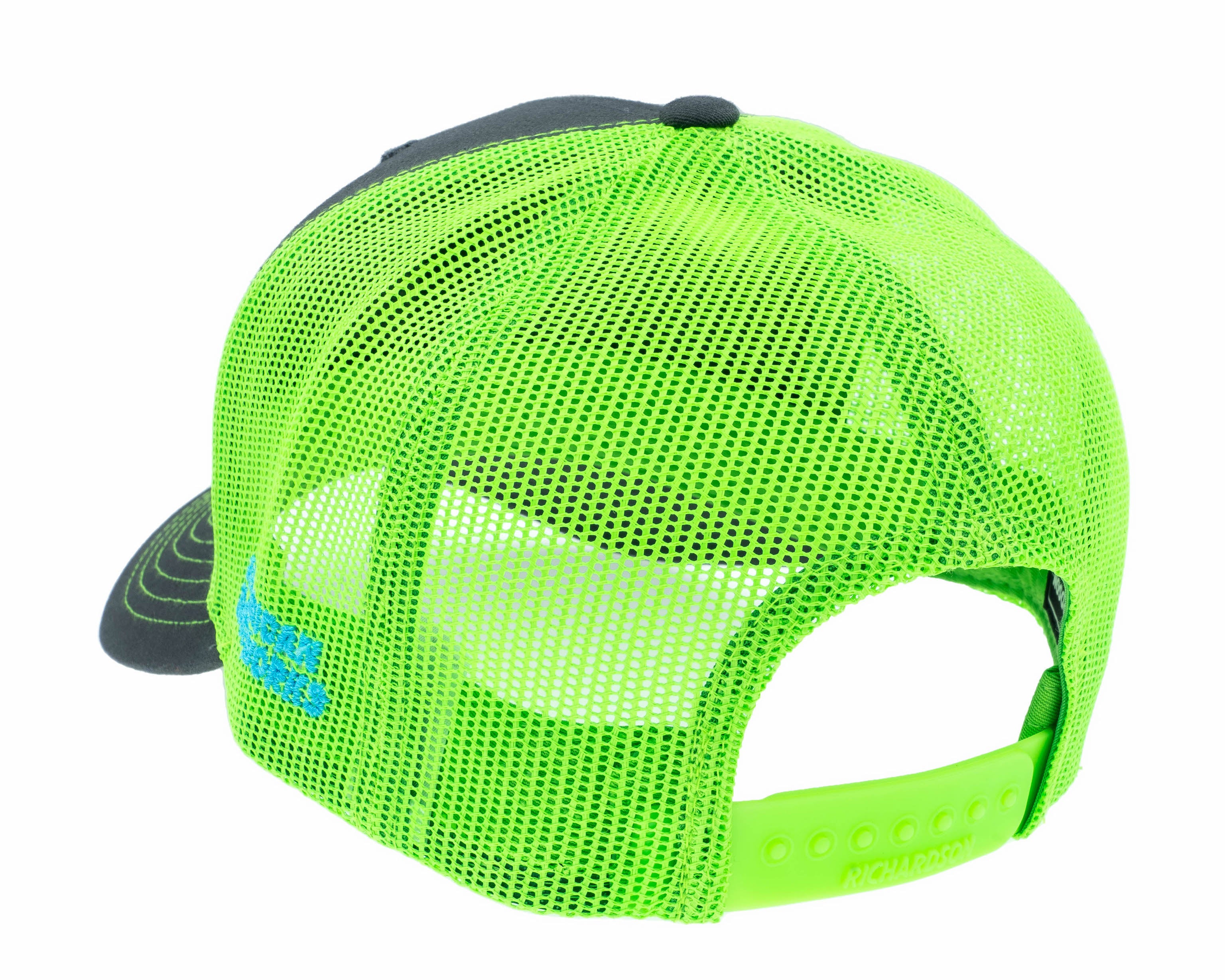 Freedom Rad Retro Hat Charcoal/Neon Green