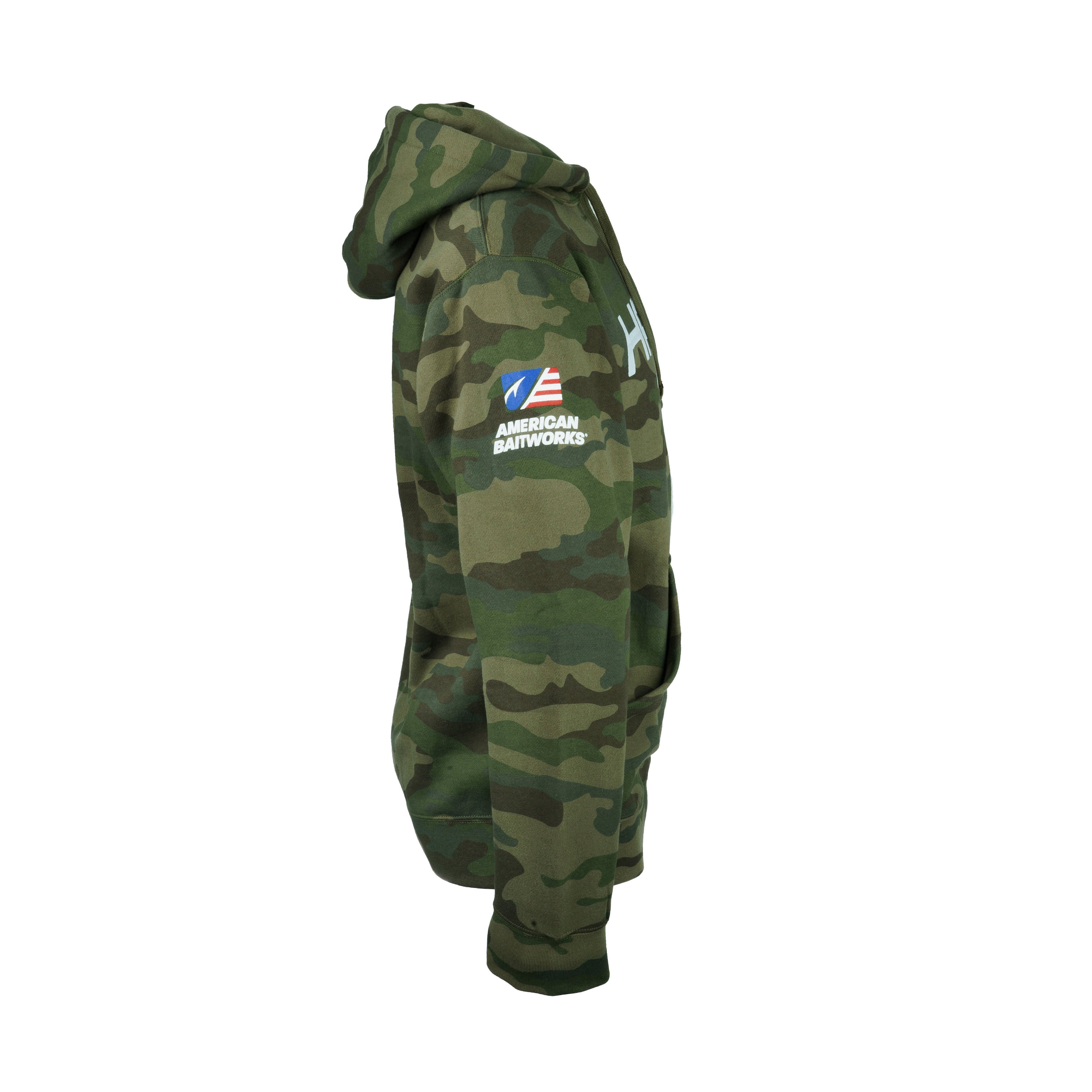 Halo Fishing Hoodie Forest Camo